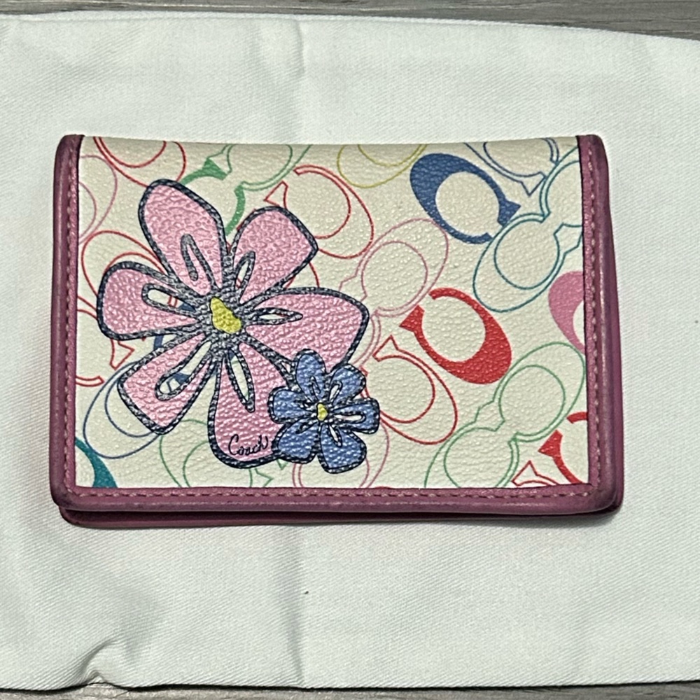 Coach Floral Multicolor wallet